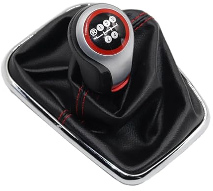 Schaltknäufe Für VW 99-04 Für Golf 4 IV MK4 Für GTI R32 Für Bora Für Jetta Getriebe Griff Hebel 12MM Schaltknauf Auto Schalthebel(R12345 speed type 2)