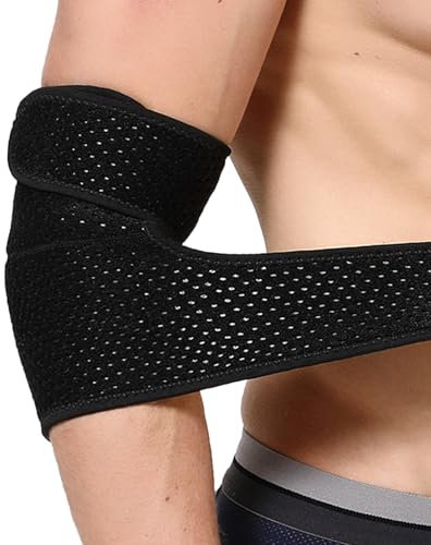 Herreicher Coudière Tendinite Epicondylite, Support de Coude pour Tennis Attelle Coude Ajustable pour Coude de Tennis, Coude de Golfeur, Soulagement de la Douleur