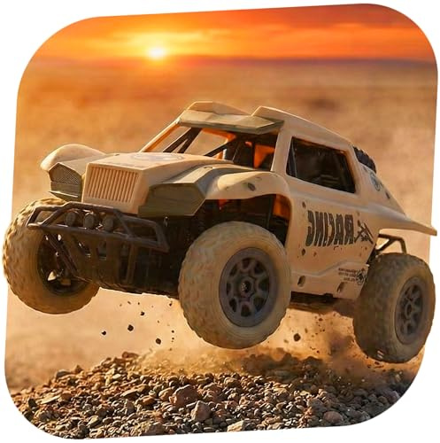 RC Ferngesteuerter Off-Road Monster-Truck 1:20 RTR mit Fernsteuerung, Akku, 2.4GHz, Elektroantrieb, Crawler Truggy Buggy Modellbau-Fahrzeug für RC-Fans, ab 14 Jahren