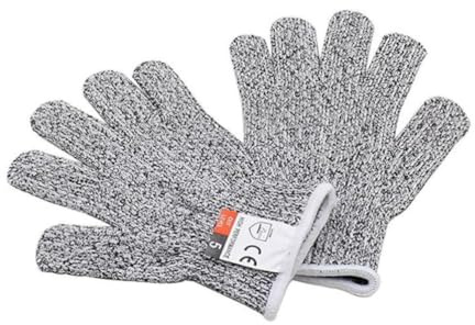 Generisch Schnittfeste Handschuhe Kinder, Level 5 Schnittschutzhandschuhe Größe XS, Elastisch Komfortabel Schnitzhandschuhe Kinder, Arbeitshandschuhe für Küche, Garten & Basteln