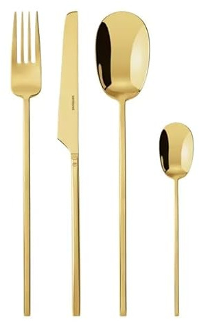 Servizio Posate 24 Pezzi Monoblocco PVD Gold 100 by Sambonet