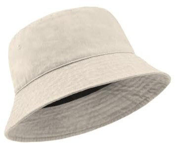 Zylioo överdimensionerad XXL tvättad hinkhatt för män kvinnor, stor bleknad denim solhatt, packbar resa strandhattar för stora huvuden
