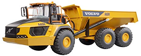 bruder 02455 - Volvo A60H Dumper - 1:16 Fahrzeuge, Baufahrzeug, Baustelle, Muldenkipper, Spielzeug
