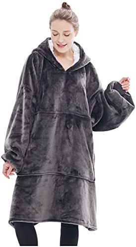 Överdimensionerad huvtröja, originalblanket-tröja, supermjuk, mysig och varm, bekväm jätte-tröja, lämplig huvtröja för vuxna, män, kvinnor och tonåringar.