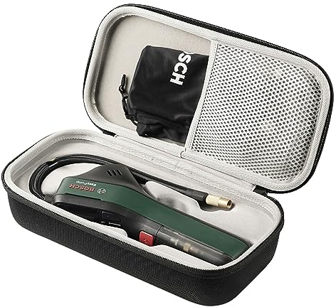 Wonsoso Hart Tasche für Bosch Fahrradpumpe Luftpumpe Mini Kompressor EasyPump, Eva-Hartschale Tragbarer Aufbewahrungsbox Tragetasche Kasten Hülle (Nur Hülle)