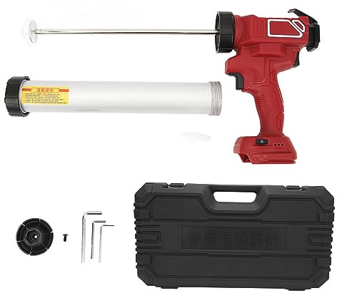 Akku-Kartuschenpistole, Kartuschenpistole Zum Abdichten, 6 Geschwindigkeiten, 800 N Schub, 18 V Batteriebetriebenes Kartuschenwerkzeug Für Heimwerker-Reparaturen
