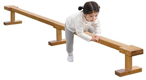 LXLZYXSF Schwebebalken Extra Lang Massivholz Schwebebalken Für Kindergarten Schule Zuhause, Einplanken-Brücke Stil Sport-Trainingsgeräte(L-300cm/9.8ft W-10cm/3.9)