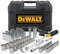 DEWALT Mechanics Tool Set, Includes Ratchets, Drill Bits and Anti-Slip Screwdriver, 84 Piece (DWMT81531)