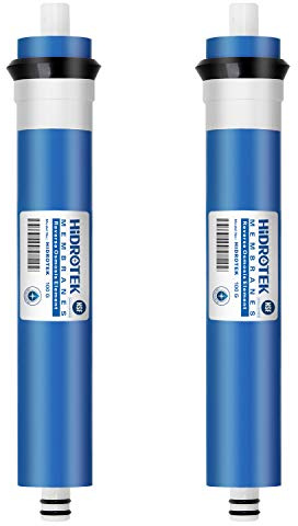 100 GPD Umkehrosmose-Membran NSF-zertifiziert, 2er-Pack | Ersatzkartusche für RO-Wasserfilter, 11,75 x 1,75
