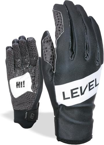 Level Web- Guanti Snowboard e Sci Uomo e Donna in Tessuto Resistenti all'Acqua, Guanti Invernali Unisex Termici Impermeabili e Traspiranti, Abbigliamento Neve Ideale per Sciatori e Snowboarder, 1 Paio