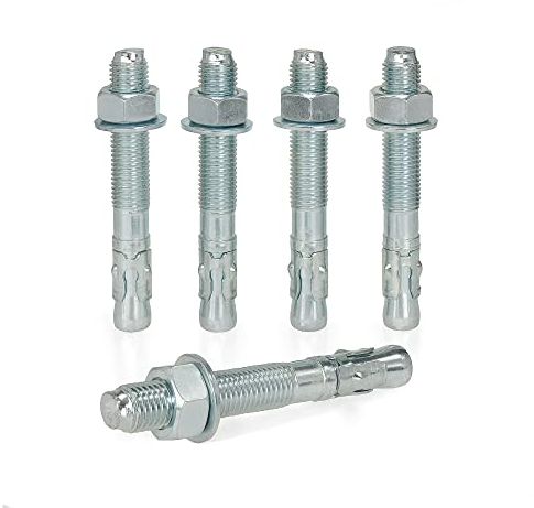 KM TRADE Bolzenanker - Schwerlastanker aus verzinktem Stahl mit ETA Zulassung, Option 7 - M20 x 150 mm, fixierbare Dicke: 15 mm - 1 Stück