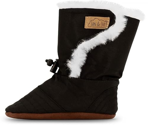 JAN & JUL Stay-Put Winter Baby Booties | Water Resistant, Warm Faux Fur Lining, PFAS-Free, Lightweight for Little Feet, Size Adjustable