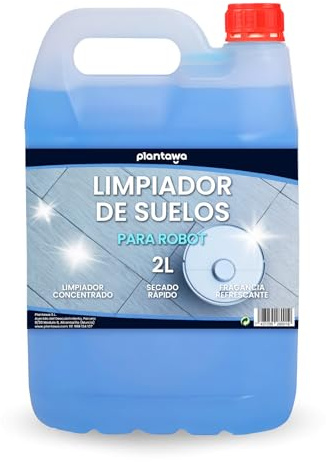 PLANTAWA Limpiador de Suelos para Robots Concentrado 2000ml, El Más Concentrado Friegasuelos Apto para Todos Los Fabricantes, El embalaje puede variar