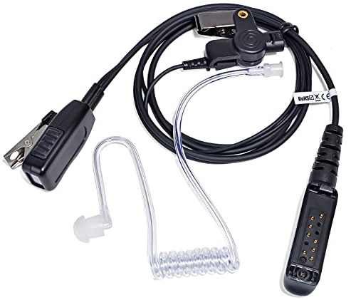 HYS Sepura - Auriculares de Seguridad compatibles con radios Sepura STP8000 STP9000(Tetra) SC20 SC21 (Tipo 1)
