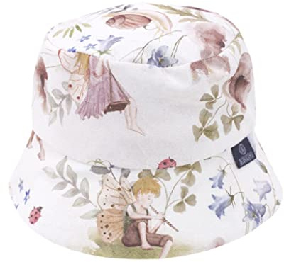 Bomullshatt. Storlek S omkrets 46 cm. Lätt och andningsbar babymössa för sommaren. Solskydd. Bebis och Baby Huvudbonad - Makasha Fairies