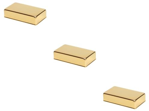 Supvox 3stücke Humbucker Pickup Cover Gitarre Goldene Abdeckung Aus Strapazierfähigem Kupfer Mit Legierungsbeschichtung Passend Für Tonabnehmer Hochwertige Leistung Für Musiker