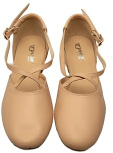 Anniel 2181 - Scarpe da Ballo Broadway,Suola in Crosta,Tomaia in Pelle,Tacco 3,5 cm. Made in Italy (Rosa Pallido, Sistema Taglie Calzature EU, Adulto, Donna, Numero, Media, 38)