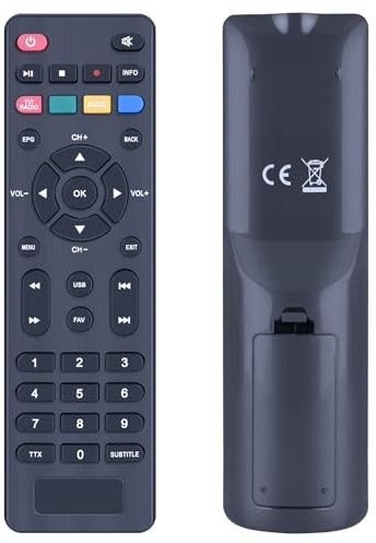GOUYESHO Telecomando di ricambio per Opticum HD C200 ricevitore Set DVB-C
