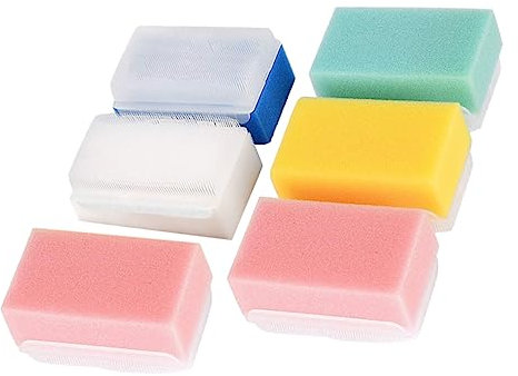 BELLIFFY 12pièces Brosse De Bain Sensible Pour Garçon Fille Outil Tactile De Massage Éponge Douce Pour Bain Relaxation Et Hygiène Couleurs Aléatoires