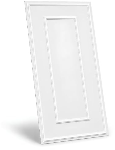 DECCART Wandpaneele weiß 100x50 cm 40 Stück | 20 m², Panel wand Paneele Wandverkleidung Innen Deckenverkleidung Wandplatten aus Polystyrol 3d Wall Panels XL