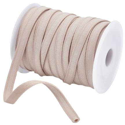 NBEADS 32.81 Yards di Stecche per Cucire, 10mm Stecche per Corsetti In Nylon Corsetto Stecca Reggiseno Fascia Elastica Nastro Osso Rivestimento per Reggiseno Corsetto Cucito Abito Da Sposa, Peachpuff