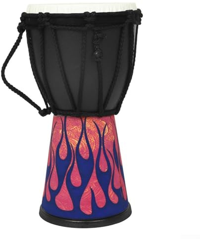 Lebendige westafrikanische Djembe-Trommel, kleine Größe, geeignet für verschiedene Musikstile (D)