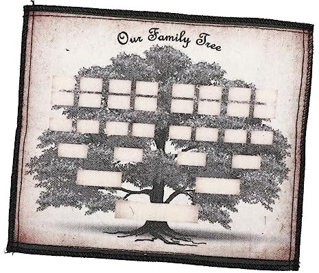 Housoutil Ausfüllbare Ahnentafel Stammbaumdiagramm Für Familiengeschichte Poster Zur Genealogie Langlebig Und Praktisch