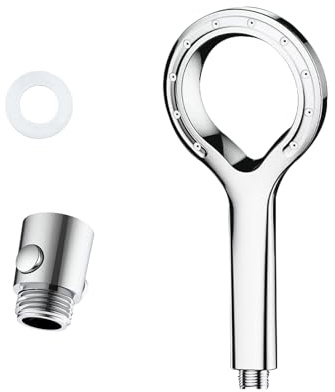 SHENGYIG Duschköpfe, Hochdruck mit Zerstäubung Handdusche | Ring Sparduschkopf, mit Duschkopf Absperrventil, Badezimmerzubehör, für Erwachsene, Haustiere