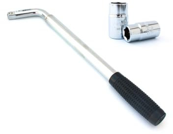 misppro Juego de llaves de vaso universales de 17/19 mm, 21/23 mm, llave telescópica, mango cómodo antideslizante para un fácil agarre