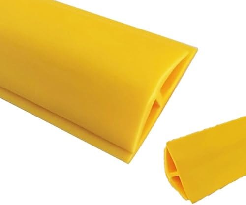 TRFVDVERD Tira de transición de Alfombra a baldosa de PVC Duradera: Protector de Borde de 1 m a 20 m de Largo for una transición Suave del Piso.(Yellow,Length 3.0m(10ft))