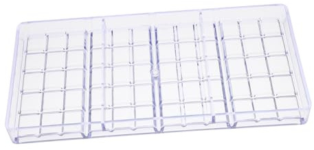 CHICAMPERA Stampo Per Cioccolato in Plastica Trasparente Strumento Per Caramelle Forma Resistente Antiaderente Facile Da Pulire e Estrarre Utilizzato Per Fondente Cioccolato Dolci Caramelle f