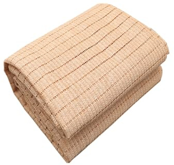 Rete Ombreggiante con Occhielli, Telo Ombreggiante Antigrandine, 90% Anti UV, Resistenza allo Strappo Rete Frangivento per Piante Serre Carport Piscine Cortili(Wood Color,1 x 1 M)