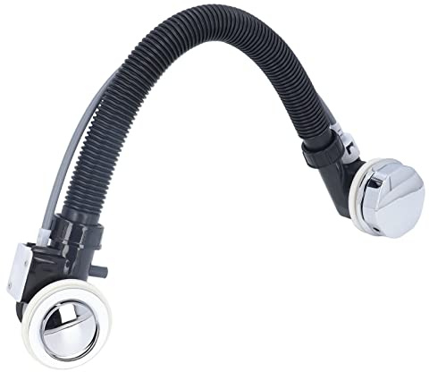 Qcwwy Plastic Bathtub Overflow Drain Pipe, Easy-to-Install SPA Bathtub Drain Pipe for Sink, Ergonomic Design for Comfortable Use