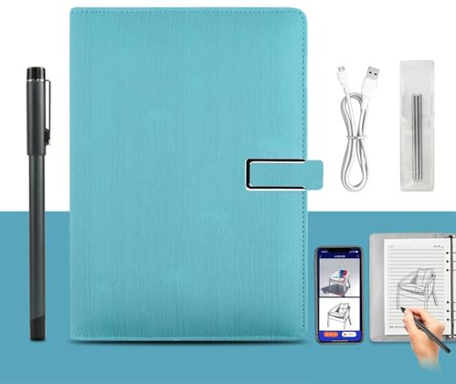 Syncify - Cuaderno de bocetos digital Syncify Pro V2 con recambio de papel borrable A5 + 5 recambios de repuesto, bolígrafo y cuaderno de sincronización inteligente, dibujo, escritura, toma de notas
