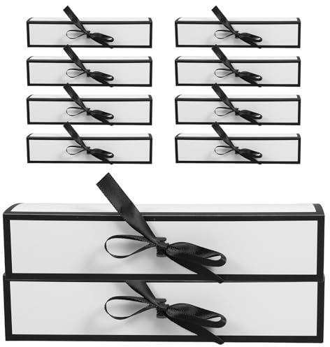 Toyvian 10 Stück Elegante Papier Schokoladen Geschenkboxen mit Schokoladenschutz und Vielseitiger Nutzung für Abschlussfeier Saison und Besondere Anlässe