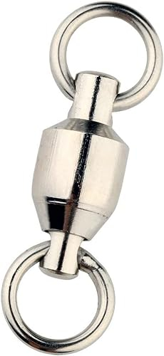 VERY100 20 Stück 100kg 34mm Power Wirbel Wallerwirbel Meereswirbel salzwasserfest Tönnchenwirbel