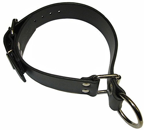 Terginum Halsband Würgehalsband Dressurhalsband mit D-Ring Sklavenhalsband Lederhalsband BDSM Sexspiel Sklavenerziehung