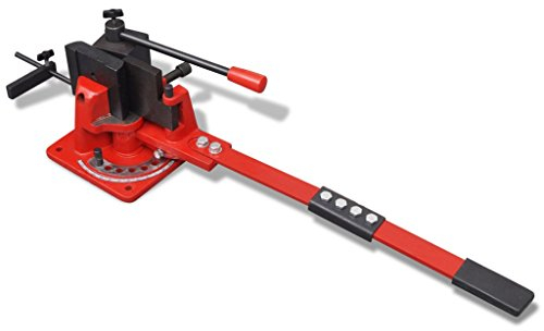 Festnight Universal Stahlrohrbiegemaschine Biegemaschine Manuelle Bedienung Maximaler Biegewinkel 120°