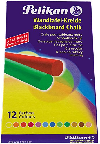 Pelikan 12 farbige Tafelkreiden