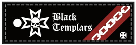 Starforged Imperial Armed Forces Morale Patches Warhammer 40K WH40 - Black Templars