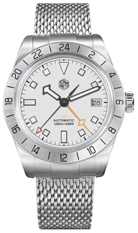 San Martin 39 mm Luxus Sport GMT Herrenuhren NH34 Automatik Mechanische Edelstahl Klassische Taucheruhr