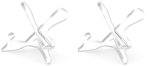 HOMEDEK KochbuchstäNder Aus Acryl, Kochbuchhalter, KochbuchstäNder für die KüChentheke, Multifunktionaler AusstellungsstäNder