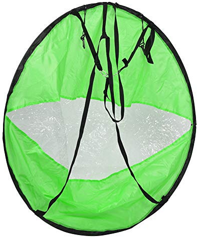 Gonetre Wassersport 108 cm Langlebiges Tragbares Zusammenklappbares Downwind-Wind-Paddelbrett Kajak-Segel-Segelboot für Kajak-Kanu-BootGrün 40 * 40 * 3 cm Bootfahren (Grün), Gonetrec1i59tgg82-12