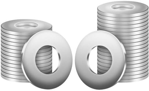BOUMVID Unterlegscheiben Edelstahl, M3 x 9mm 100 Stück Unterlegscheibe Beilagscheiben 304 A2 V2A, Karosseriescheiben Große DIN9021 / ISO7093, Metallscheiben für Gewindestange & Muttern & Schrauben