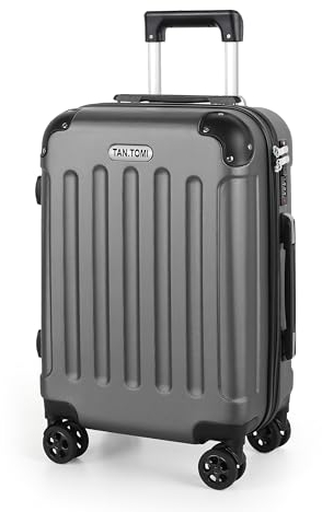 TANTOMI Handgepäck Koffer, Reisekoffer, Hartschalenkoffer Trolley Koffer Handgepäck mit Rollen, Koffer mit 3-Stelliges Codeschloss, Zahlenschloss Teleskopgriff, Suitcase für Reisen Geschäft