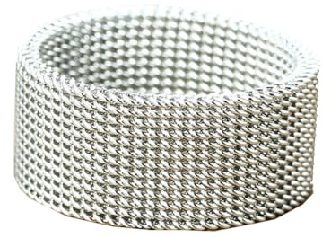 PAMTIER Herr rostfritt stål ringar klassisk 6 mm matt finish bröllop band trampade fasade kanter bekväm passform, Metall, metall