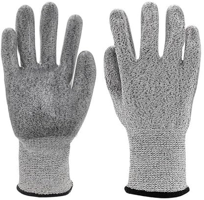 Gants de travail anti-coupures Protection de cuisine et d'atelier Gants anti-coupures Améliore l'adhérence et la dextérité Gants de protection légers adaptés à la cuisine Cuisine Travail du bois Jardi