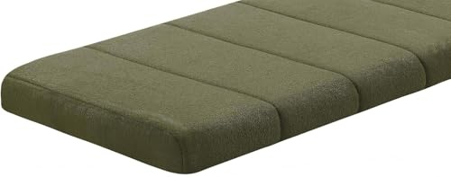 Bankauflage Bankkissen 150x50 120x40 100x30 90x35 4cm Dick Sitzkissen Bank Sitzauflage Sitzbank Auflage Polster fur Banke Kissen Kissenauflage for Küchenbank Gardenbank Essbank(Military green,140x40cm