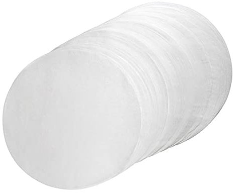 HOLIDYOYO 50 pièces Papier de Barbecue Rond Non Adhésif Fournitures de Cuisine pour Grillades et Pâtisserie pour Maison et Restaurant