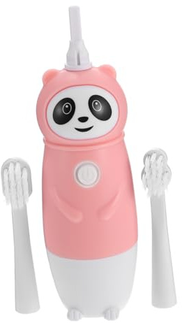 Automatische Kinderzahnbürste Ipx7 Rosa 1 Satz aus Pp für Mundpflege | Weiche Borsten, Aaa Batterie nicht Enthalten, Geeignet für Babys und Kinder